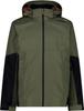 CMP Zip Hood Detachable Inn.Jacket (32Z1837D) olive/nero