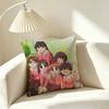 A-Azumanga Daioh Anime  Square Double-Sided printed Pillow Case Bedroom Bedside Pillow Sofa Cushion Cover