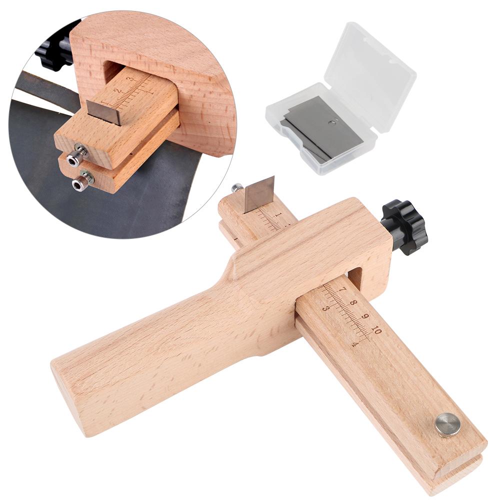 Leather Craft Strip Belt Maker With 5 Sharp Blades and Allen Wrench Hand Cutting Tool Leather Tools DIY Leather Strap Cutter