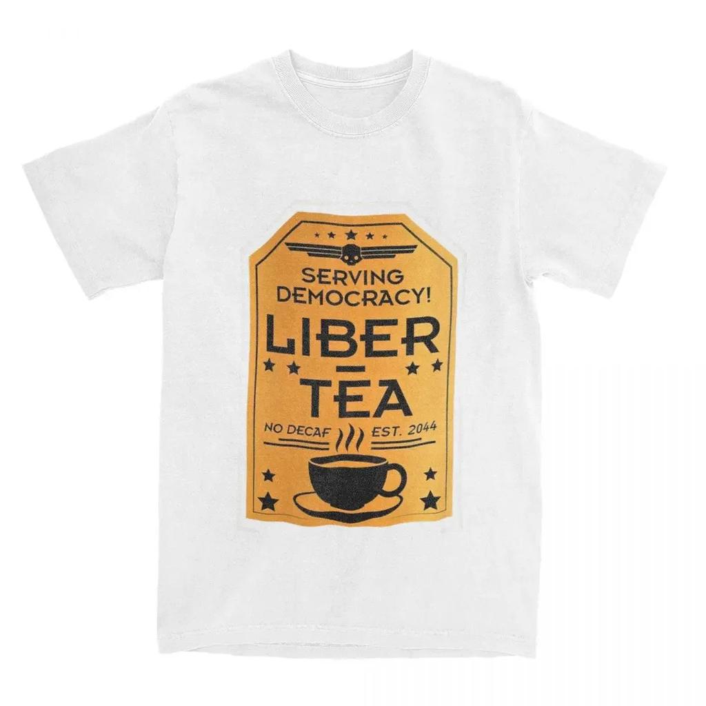 Summer Unisexs Cotton Exquisite Libera Tea Collection TShirts Short Sleeve Patterned Swimwear Pieces Libera Tea TShirt