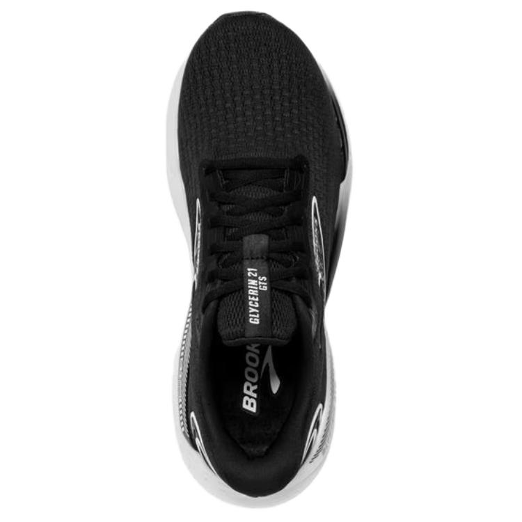 Brooks Glycerin GTS 21 Черно-серые Мужские Кроссовки Белые 110420-1D-090