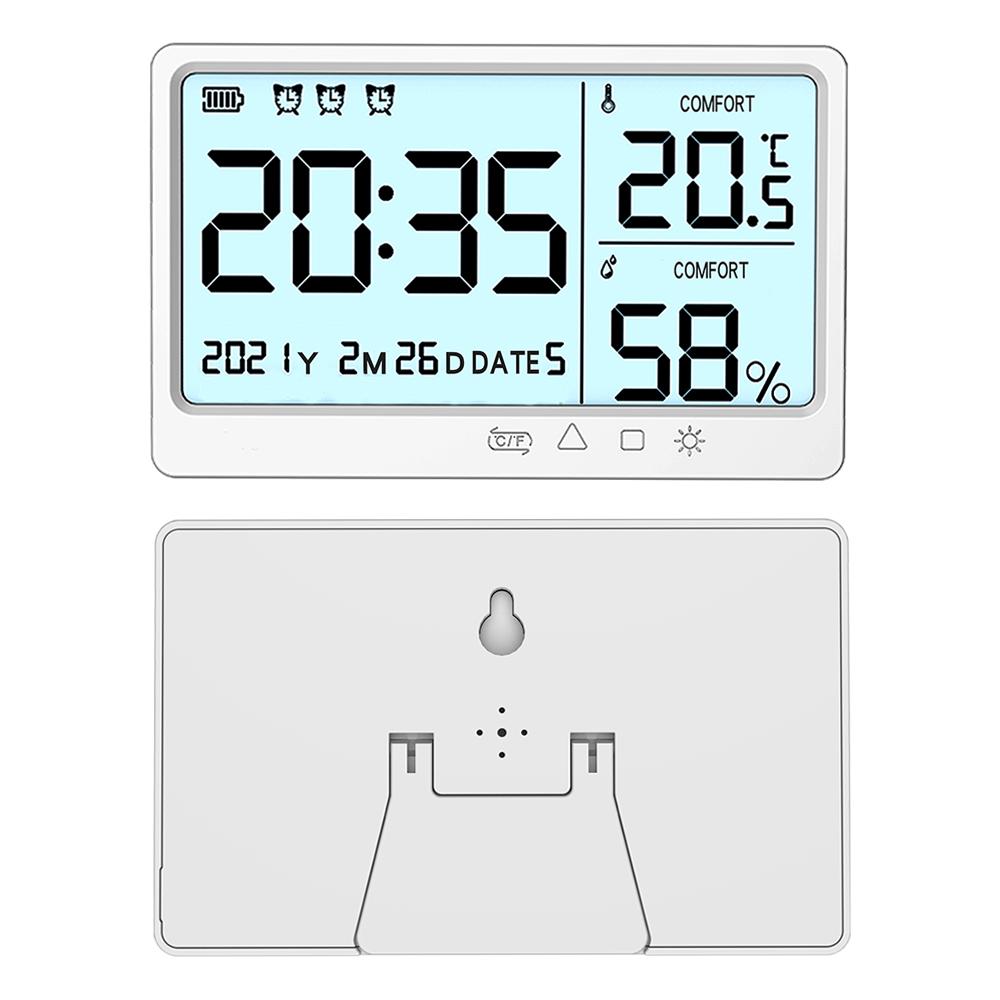 Multifunctional Temperature And Humidity Meter with Backlight High Precision Thermo-Hygrometer Digital Thermometer Indoor Hygrometer with Comfort Rem