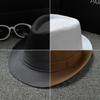 Plain Cloth British Style Male And Female Neutral Solid Color Jazz Hat Couple Panama Hat Sun Hat Yiwu