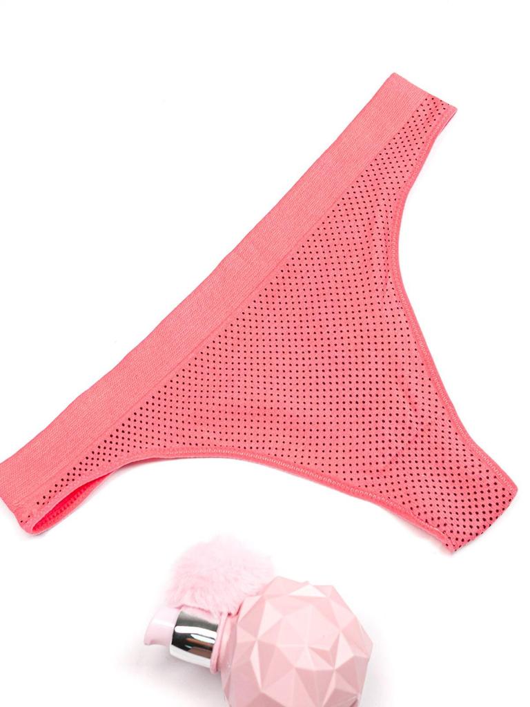 Трусики стринги в горошек ISSA Plus