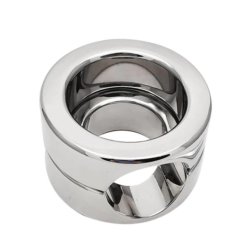 Металлический Нержавеющая сталь мошонка бондаж растягивающееся кольцо подвеска пенис вес подшипник подкова кольцо для взрослых секс-товары игрушка