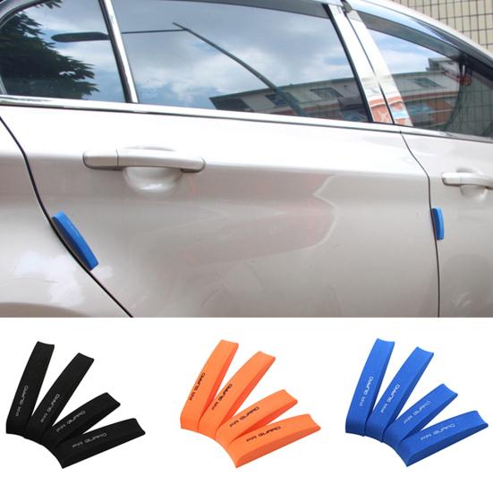 4Pcs EVA Foam Car Vehicle Door Edge Scratch Collision Guard Strip Sticker Decor