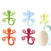 Wall Hook Hanger Gecko Hook with 4 Suction Cup Super Suction Cartoon Hook for Kitchen Bathroom Wall Hanger Decor