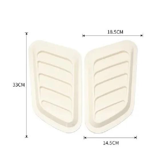 Передний капот, боковой поток воздуха, вентиляционное отверстие, крышка, накладка, универсальная наклейка для Mitsubishi Lancer EVO 2008-2017, автомобильные аксессуары