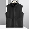 Vest Autumn and Winter Men and Women Same Style Multi-pocket New Style Stand Collar Outdoor Functional Horse Clip Vest Work Vest Jacket Men