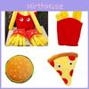 Adorable And Comfortably Plush Cute French Fries Stuffed Toy And Pizza Cushion