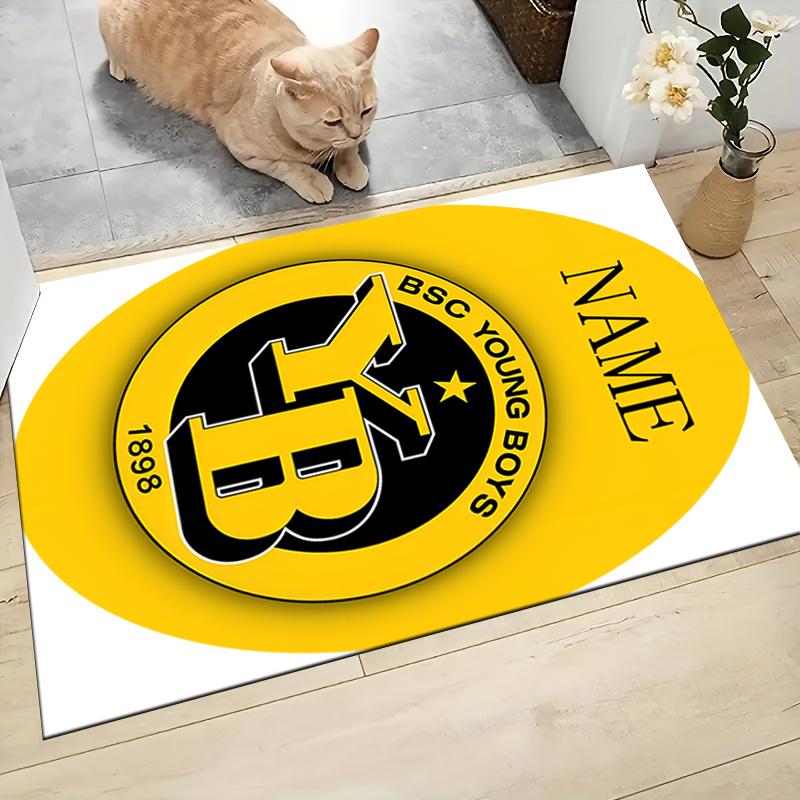 Custom Name AC Milan Fan Gear Carpet Rug Customizable Soft Washable Anti-Slip Home Living Room Sofa Mats Personalized Rug. 0909204