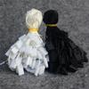 1000pcs Polyester Label Rope White/Black Hang Tag Fastener Garment Tags Tag Rope  Sewing