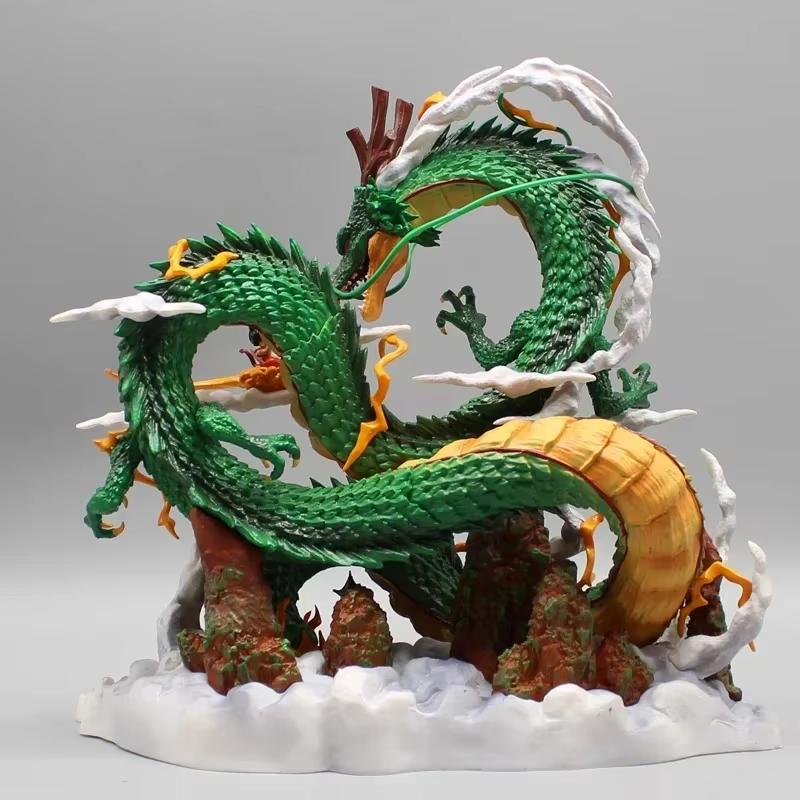 24 см Фигурка Dragon Ball Аниме Фигурка Шенлона Гоку и Шенлона Модель Статуэтка из ПВХ Кукла Коллекция Комната Игрушка Подарки