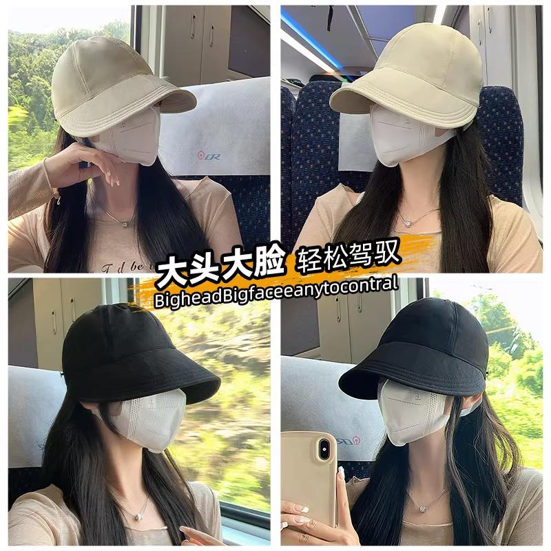 Luzi-style fisherman hat for women, summer sun protection, UV protection for spring and autumn, suitable for vacations, can be attached to a face