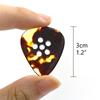 Musiin Premium Handcrafted Jazz Style Fat Tone Picks for Electric Guitar, Bass, Acoustic, Jazz, and Blues Guitar (Torty)