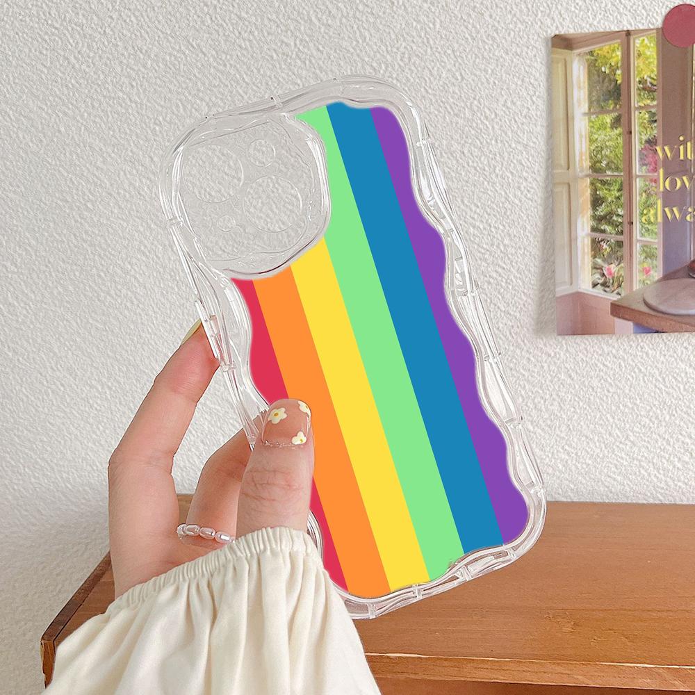 Ae93 Радужный художественный дизайн защитные чехлы для телефонов Samsung S23 S24 Ultra A55 A14 A25 A13 Infinix Hot 40 Pro Tecno Spark 20C Wave TPU задняя крышка