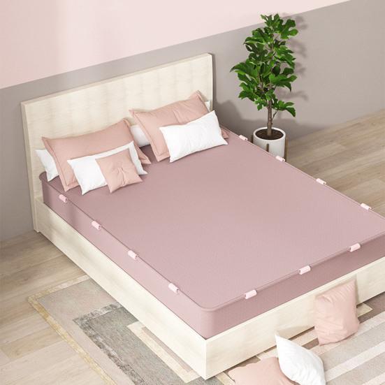 20 шт. зажимов для простыней, зажимы для пододеяльников с приподнятыми краями, регулируемые, простые в использовании, скрытые держатели для простыней