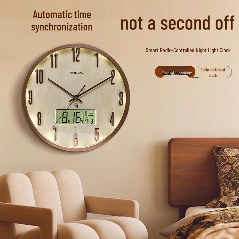 Timess Умные Светящиеся Радио Настенные Часы