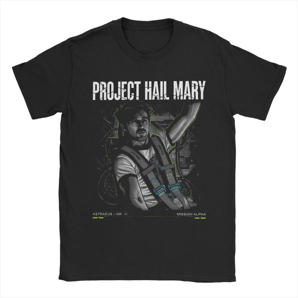 New Arrival Project Hail Mary SciFi Movie T Shirt for Unisex Women  100 Cotton Tshirts Short Sleeve Tops