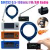 SI4732 0.5-108мгц Портативное радио LSB USB AM FM FM/AM Радио 1.9-дюймовый IPS экран Радиоприемник всех диапазонов КВ КВ СВ УКВ Радио
