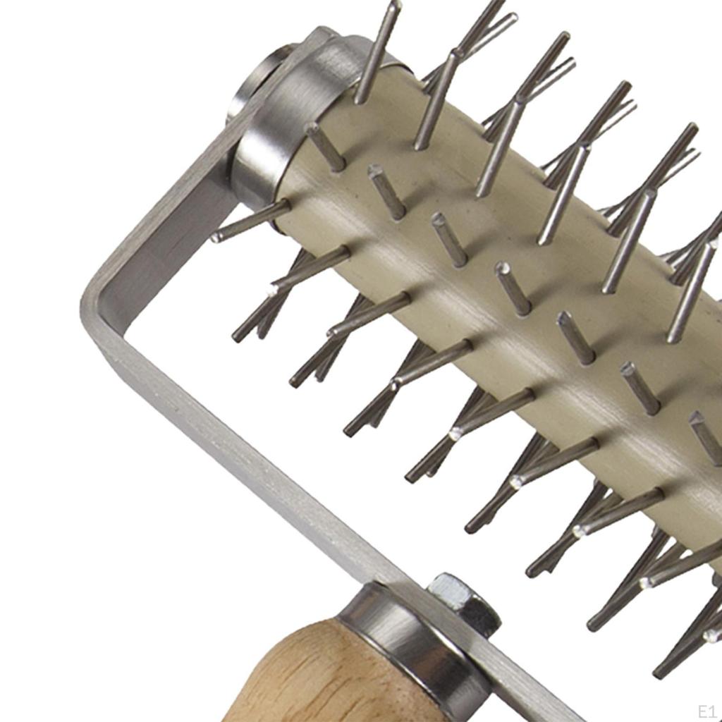 Pizza Dough Docker Roller Docking Tool Stainless Steel Holes Maker Pin for