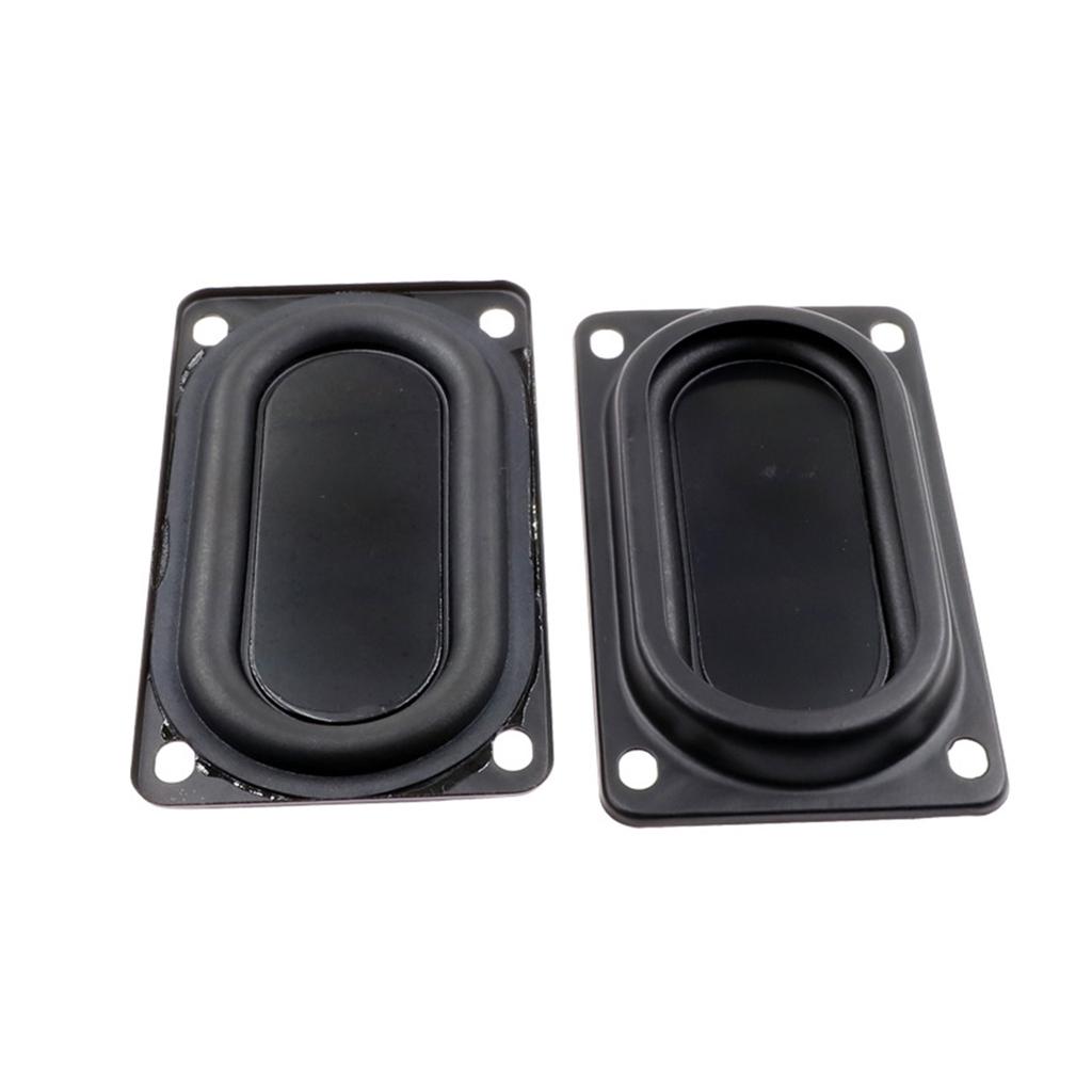 2Pcs Rubber Diaphragm 5090 with Mounting Holes Rectangle Bass Resonance Passive Radiator Speaker Vibration Membrane