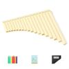 18 Pipes Pan Flute Portable Wind Instrument Beginner Friendly C Scale Panpipe  Practice Instrument