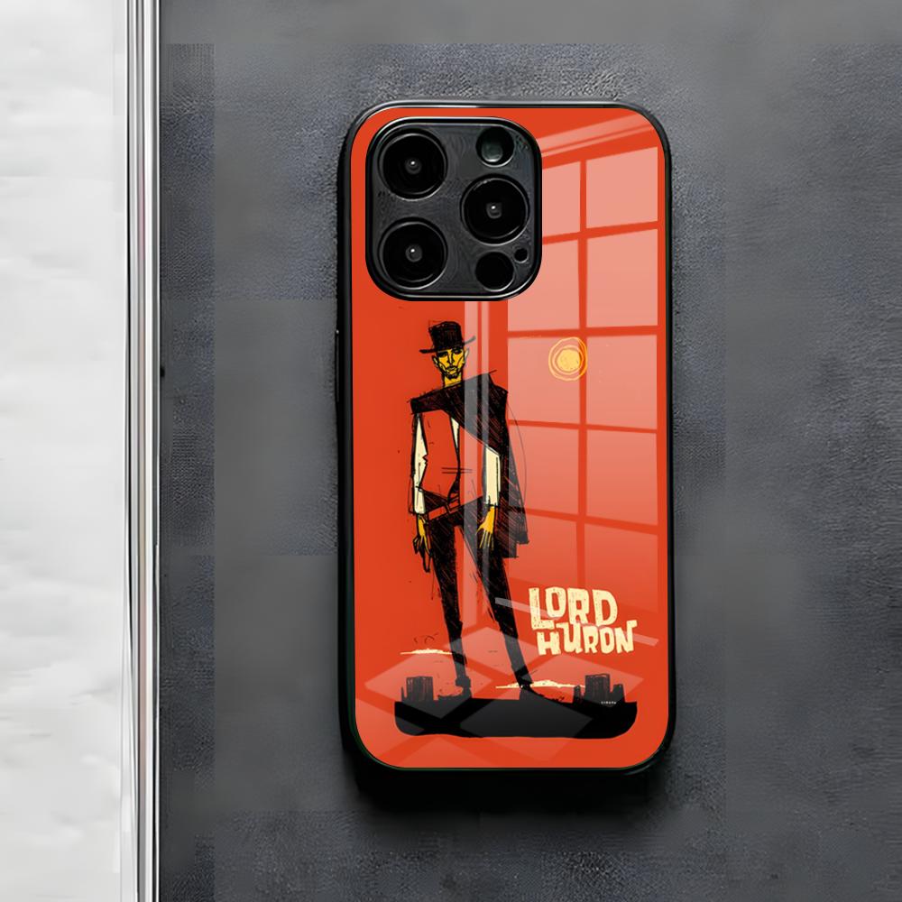 L-Lord H-Huron Band Phone Case For IPhone 17 Air 16 E Pro Max 15 14 13 Mini 12 Pro 11 Max Plus Black Glass Cover