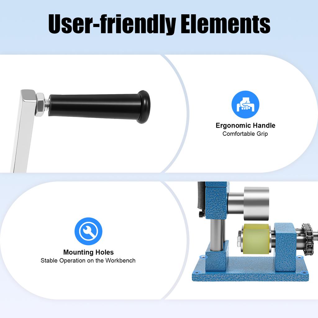 Ручной станок для гибки ювелирных изделий, 45# Железный пресс для браслетов-колец с канавками, Настольный ручной гибочный станок для изготовления ювелирных изделий, Мастера DIY