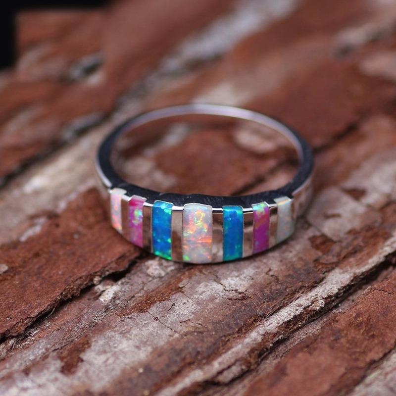 Великолепные серебряные кольца с квадратными камнями и инкрустацией цветными камнями, классические металлические вечерние свадебные обручальные кольца для женщин, ювелирные изделия