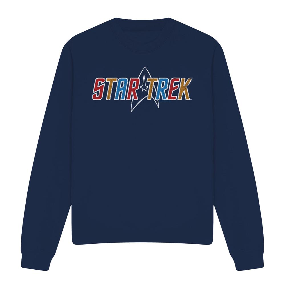 Star Trek Unisex Adult Logo Sweatshirt