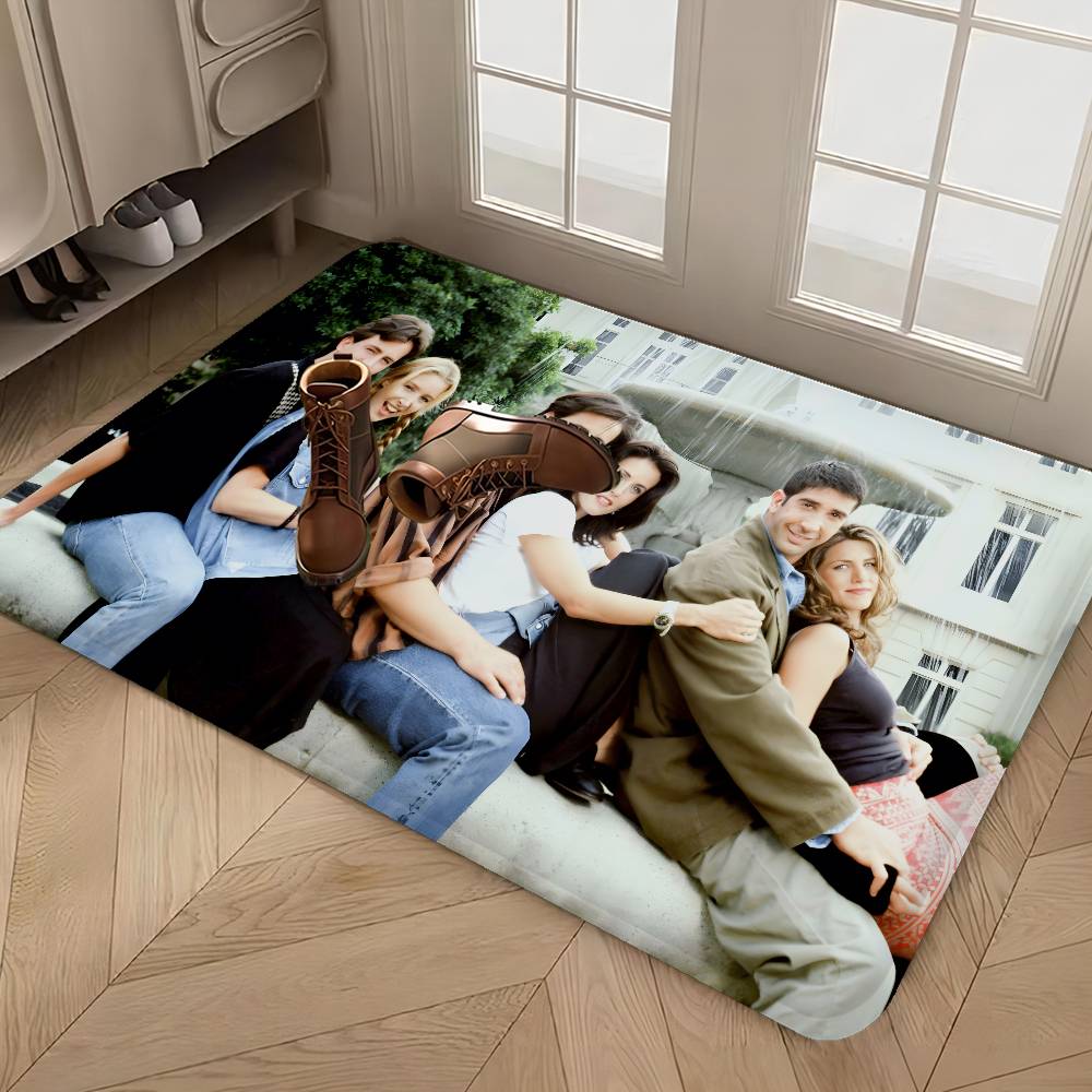 F-Friends Classics TV Floor Mat Nordic Style Home Doormat Bathroom-Toilet Mats Bedroom Hotel Decor Mat