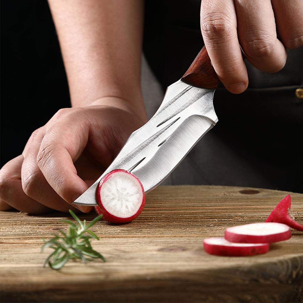 Кованый обвалочный нож из нержавеющей стали, бытовой многоцелевой нож для нарезки, нож для убоя рыбы