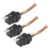 X AUTOHAUX Relay Socket Car Relay JD2912 4 Pole 40A DC24V Car Wire Bundle Switch Power Universal Waterproof 3 Pack