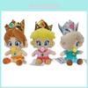 6-дюймовая маленькая плюшевая кукла Марио-принцессы, мягкая и приятная на ощупь игрушка для детей и коллекционеров, вдохновленная мультяшным персонажем