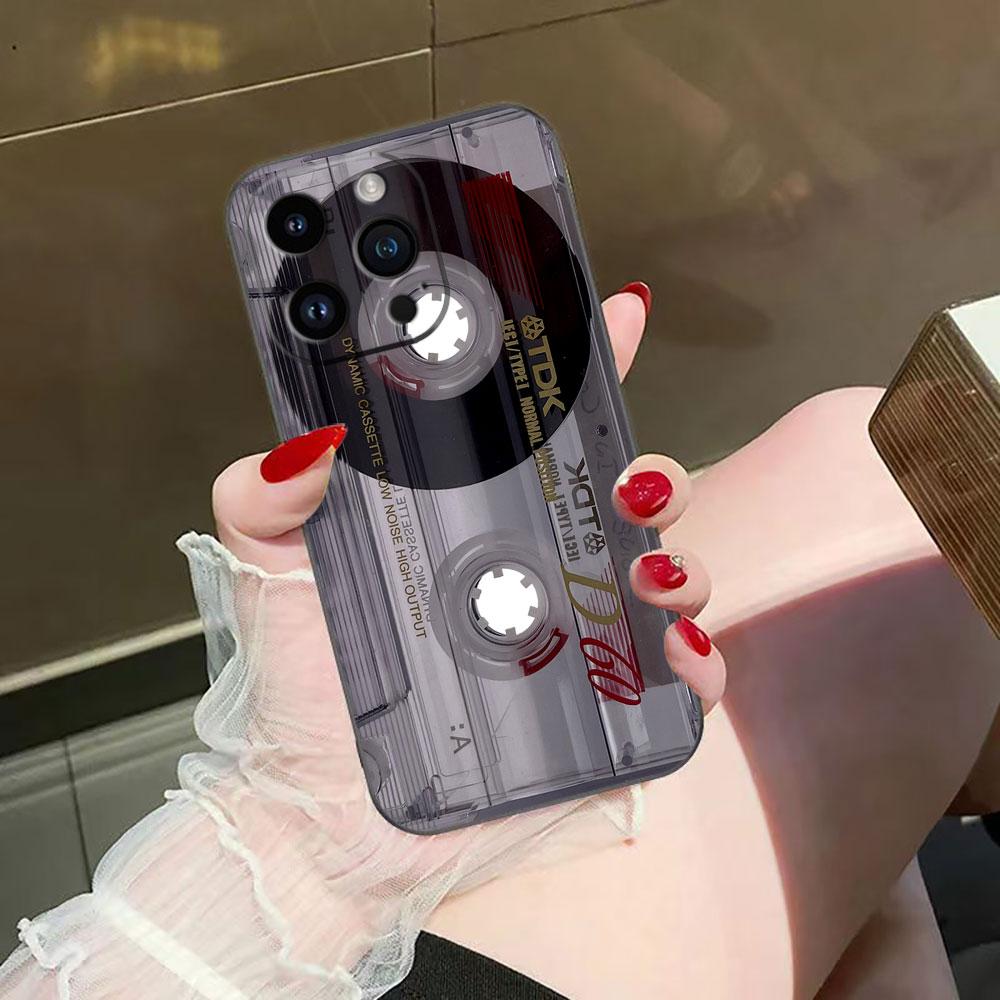 Ретро Кассетная Пленка Чехол для Камеры Чехол для Телефона Для iphone Apple 17 AIR 16E 16 15 14 13 12 11 Pro XR Max 8 7 Plus ТПУ Чехол Оболочка