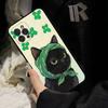 Милый мультяшный чехол для телефона с кошкой для iPhone 17 Air 16 15 14 13 12 11 Pro Max 16 15 14 Plus Мягкий чехол из ТПУ