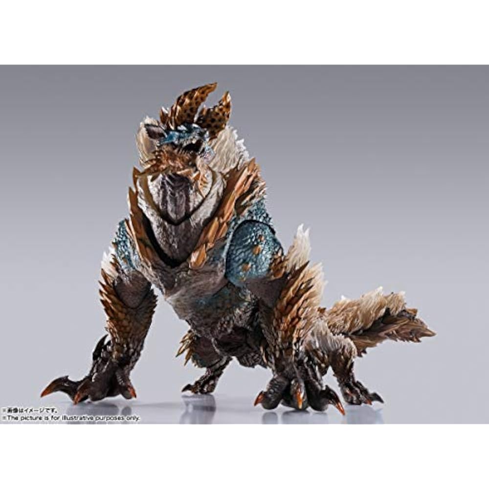СТРАНЫ ТАМАШИИ Ш. Monster Arts Monster Hunter World: Ледяной Зинога примерно. 285 мм АБС и ПВХ...