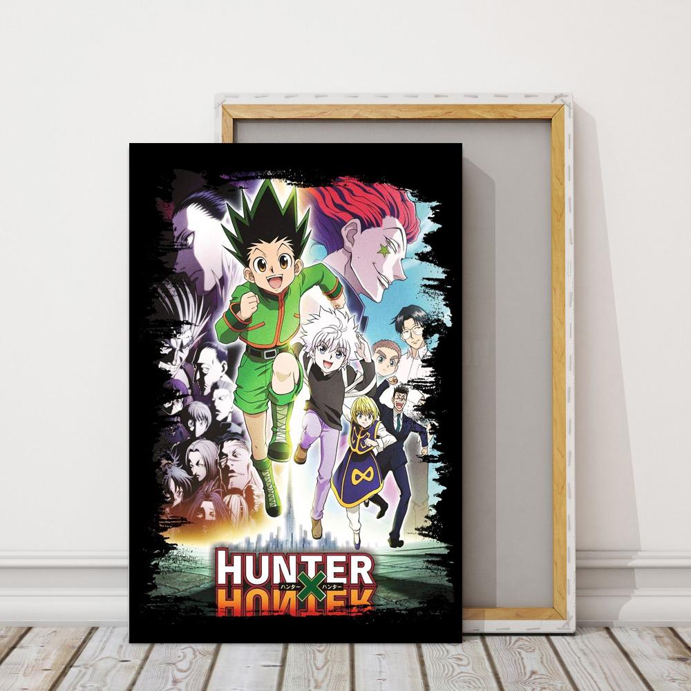 Hunter X Hunter Poster Classic Japanese Anime Retro Poster Prints Wall Art Home Room Decor Vintage Painting No Frame