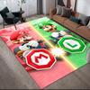 Нескользящий коврик для пола Super Mario Bros с полным составом, Прямоугольный ковер для спальни и игровой зоны