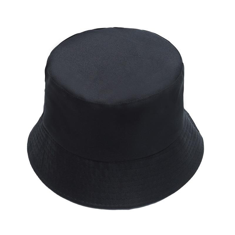 New Spring and Summer Small Fresh Basin Hat Tide Solid Color Bucket Hat Men's and Women's Outdoor Travel Visor Tide Version Hat