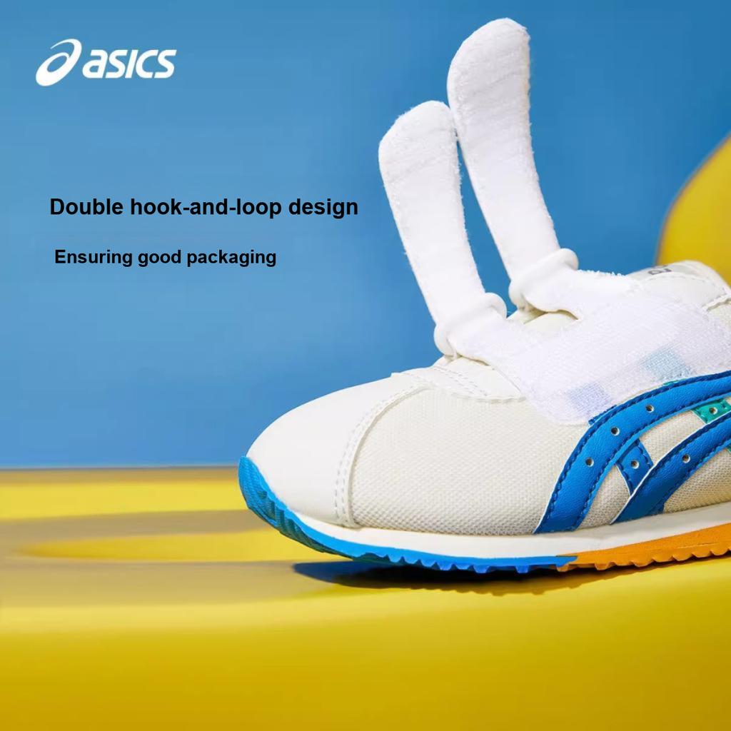 Asics Cotla Comfortable Lightweight Low-Top Kids Casual Shoes Kids Sneaker Beige Blue Green 1144A266-100