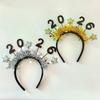 1pc 2026 New Year Star Sequined Hairband, Perfect for New Year's Eve Parties and Celebrations, a Must-Have To Catch Eyes
