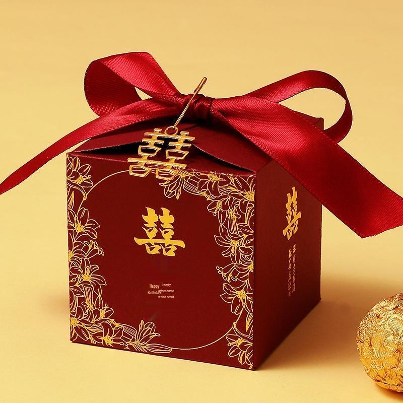 Свадебные подарочные коробки для конфет JINGRUIXIANG