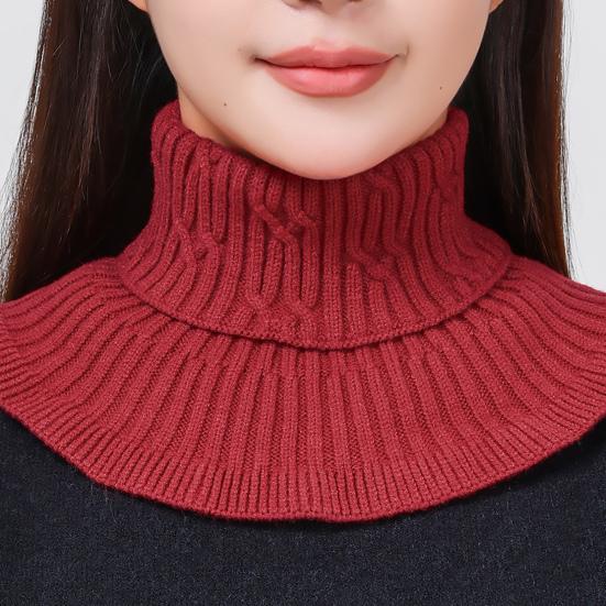 Fake Collar Scarf Quick-Drying Thickened Warm Fake Collar Scarf Winter Decorative Warm Neckwear Layering