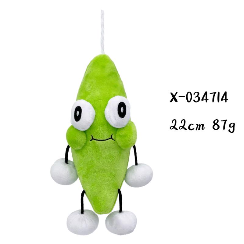 Shovelware Brain Game Plush Toy Cartoon Fruits Stuffed Dolls Banana Donut Apple Orange Figures Christmas Plushie Peluche Gift