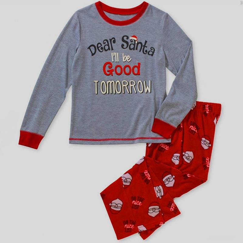 Soft And Comfy Christmas Family Pajamas With Long Sleeves And Cheerful Xmas Tree Designs