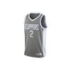 NBA Retro Basketball Jersey Clippers Leonard No. 2 Men Tops Grey CW6808-003