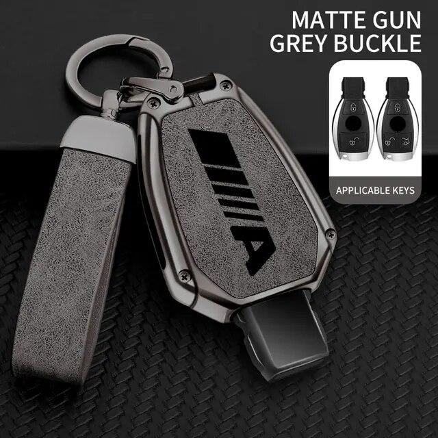 Чехол для автомобильного ключа из цинкового сплава для Mercedes Benz A Class, защита с дистанционным управлением для Mercedes Benz A180 A200, чехол для ключей, автомобильные аксессуары