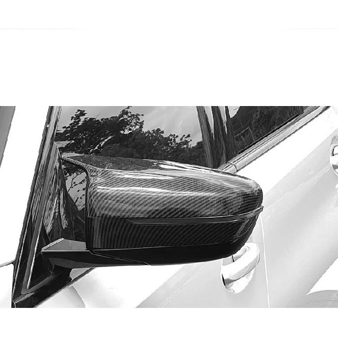 New Glossy Black Rearview Mirror Cover Carbon Fiber Side Mirror Housing Cover for BMW 3 Series 5 Series G20 G28 G30 G38 G11 G12